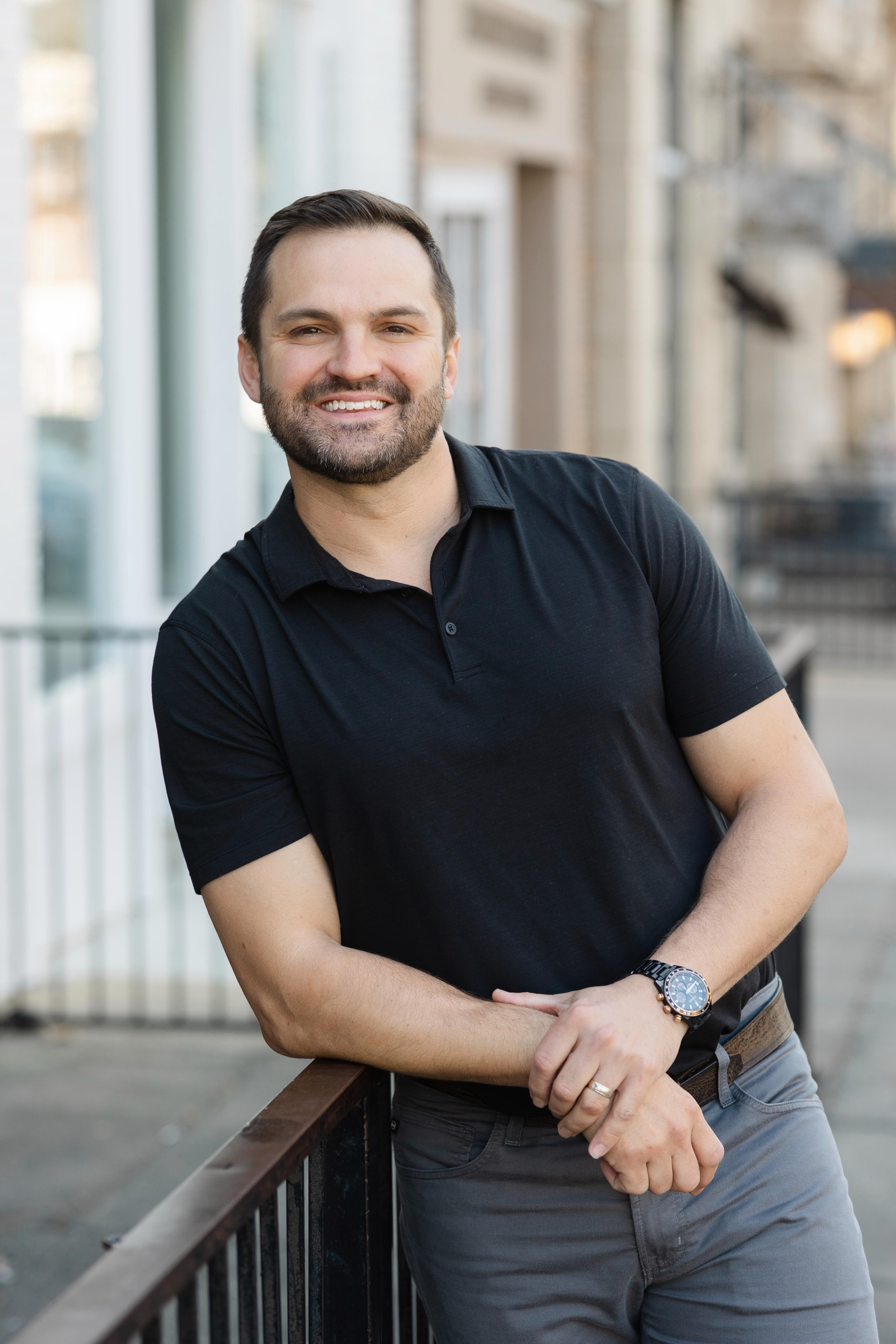 Portrait of Andrew Wallace, co-founder of Noble Construction